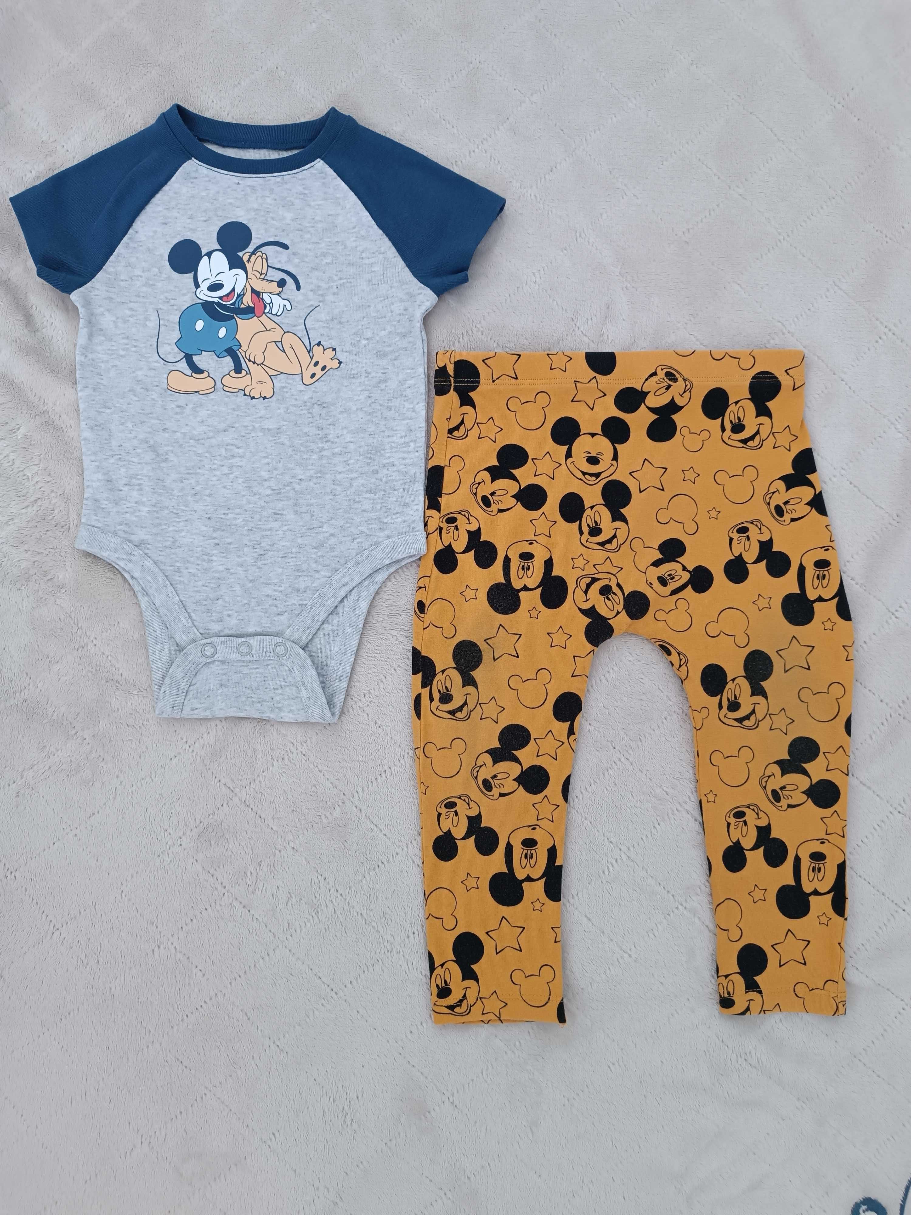 Zestaw body legginsy Myszka Mickey, 80/86 Disney