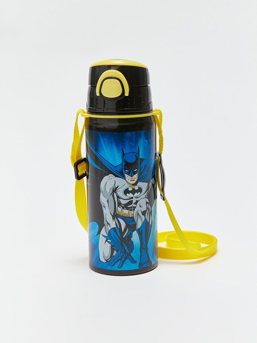 Пляшка для води з трубочкою 500мл.Спайдермен  Бетмен.