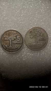 Монеты серебро Гватемала 720 проба