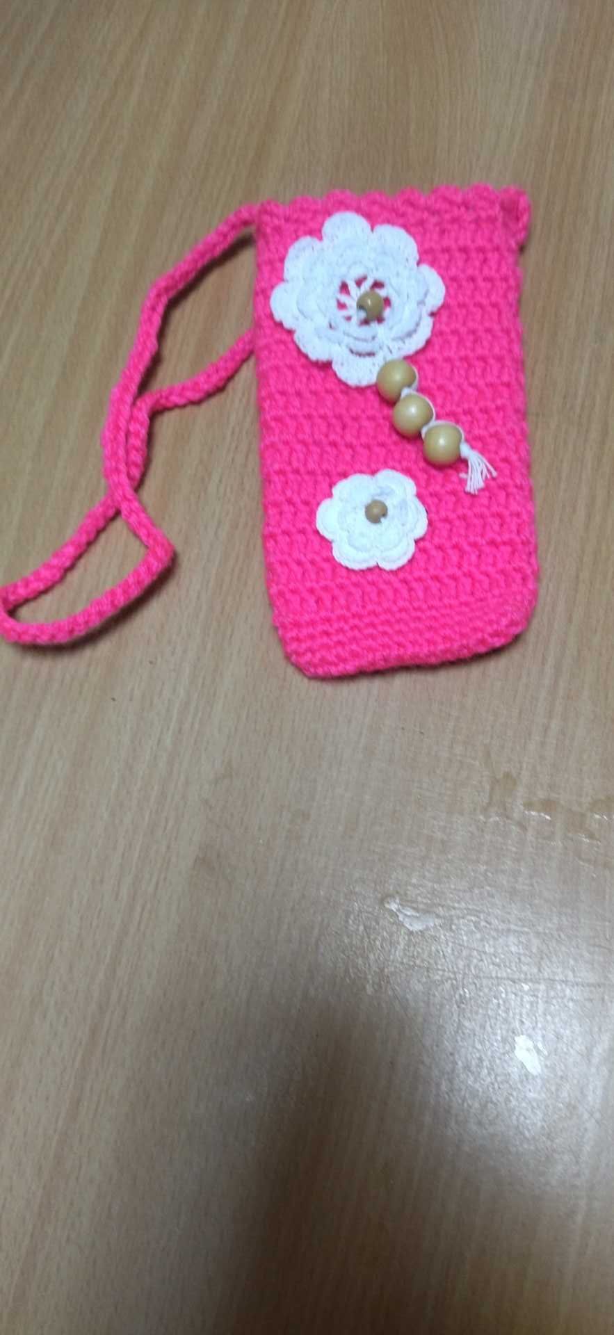 Bolsa em Rosa Fúcsia, muito gira para tm ou cartão da escola