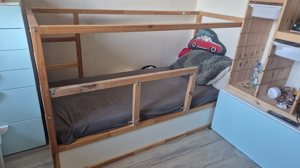 Łóżko piętrowe kura ikea