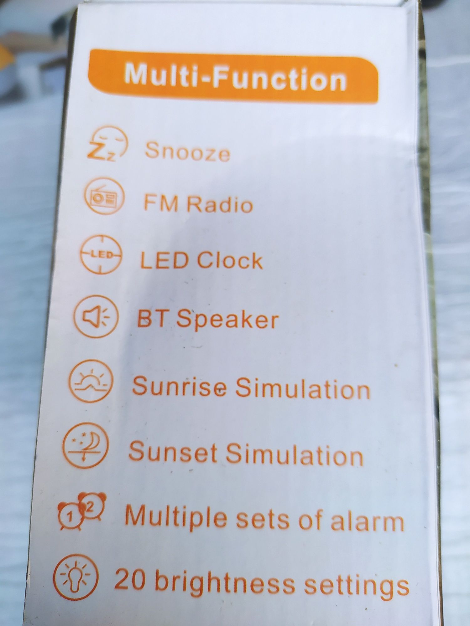 Radio Budzik Bluetooth Multi-Function Wake-up
