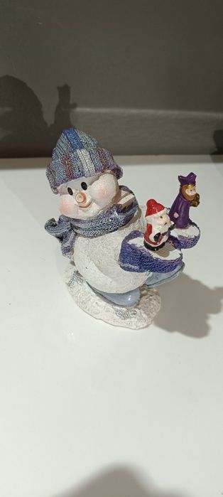Boneco de neve poliresina