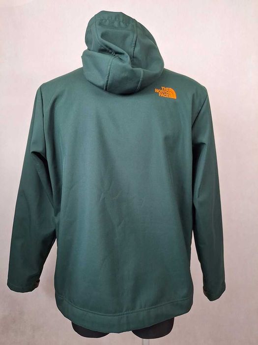 The North Face Softshell męski z kapturem podszyty futerkiem L