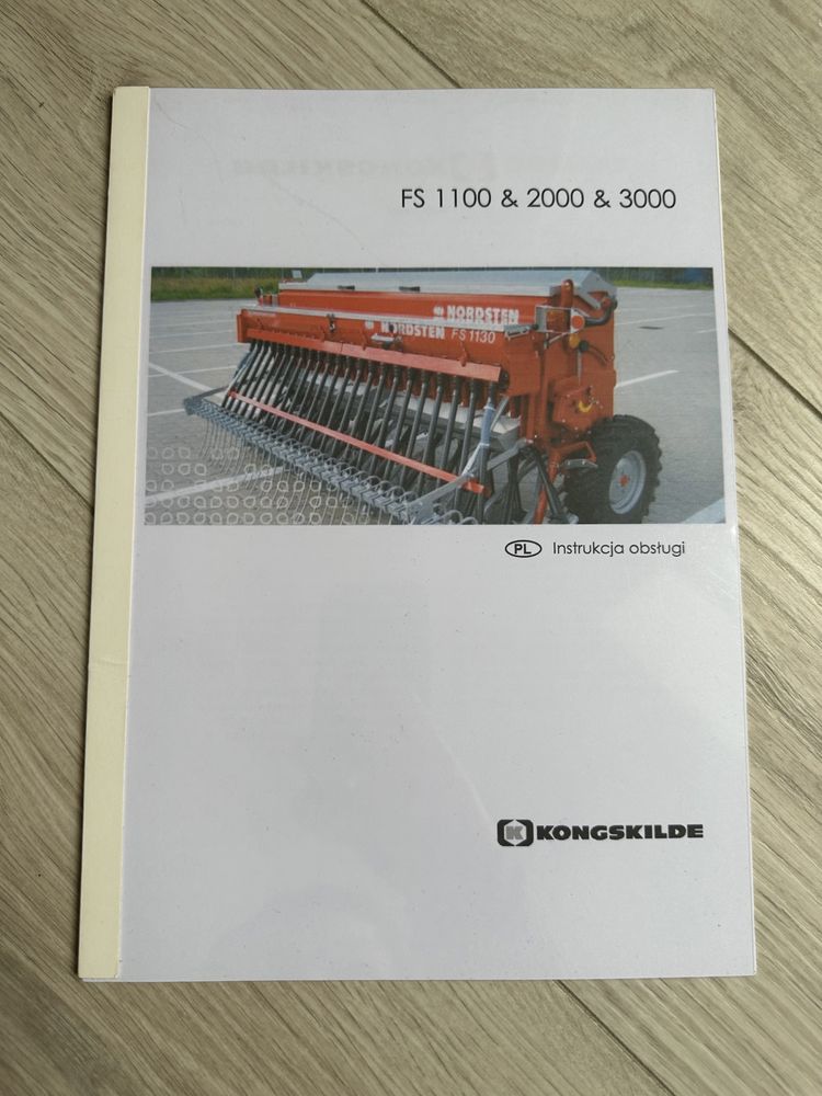 Instrukcja obsługi KONGSKILDE FS 1100 & FS 2000 & FS3000