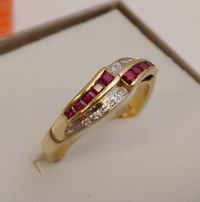 Śliczny złoty pierścionek 4,10g p750 r14,5 /STERNA złoto