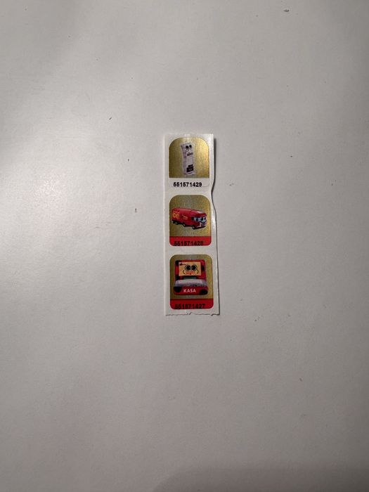 Naklejki biedronka 3 szt