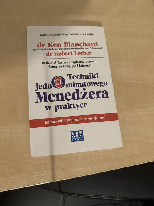 Książka Techniki jedną minutowego menadżera w praktyce
