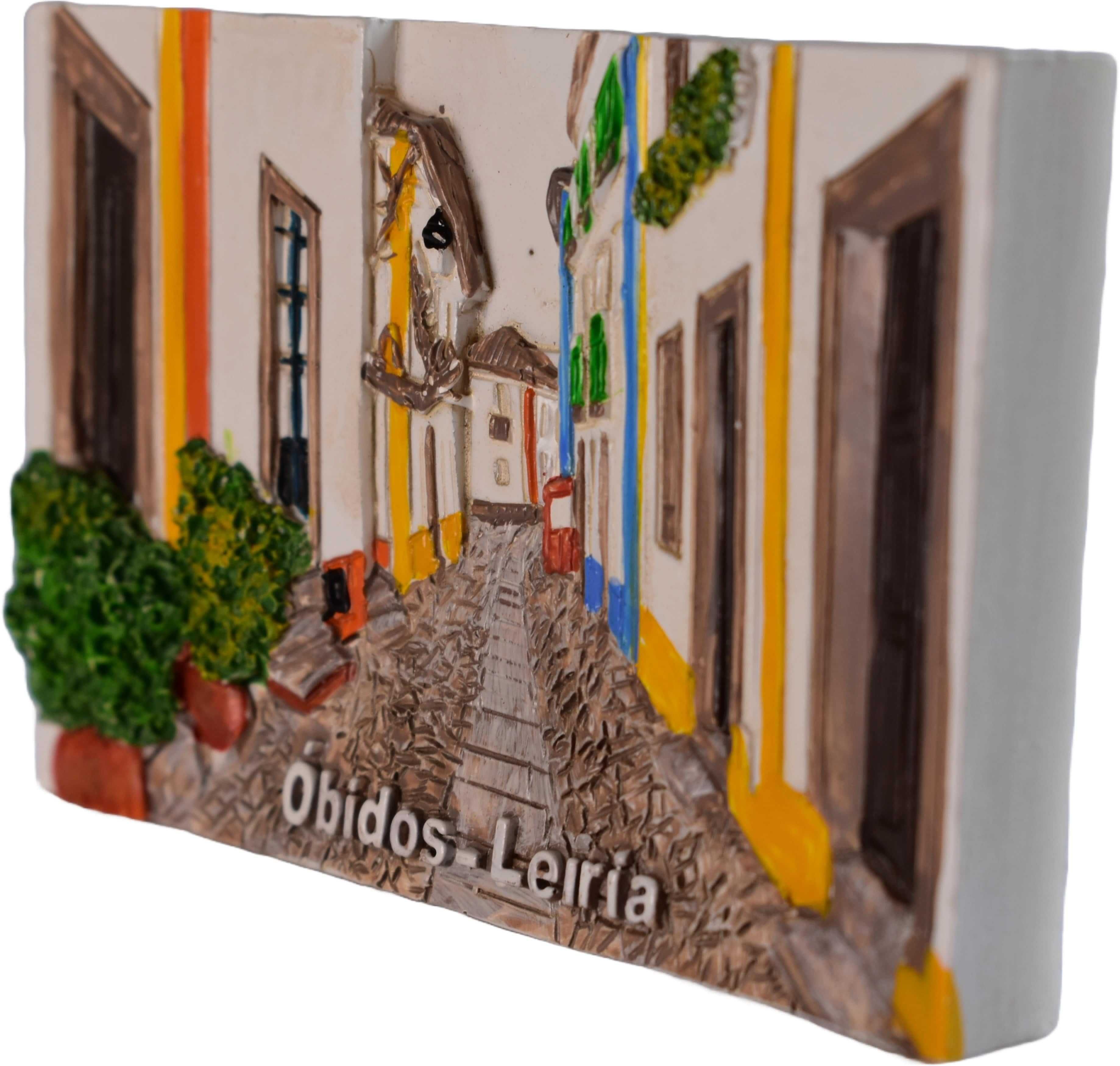 Vila de óbidos - Escultura íman de frigorífico