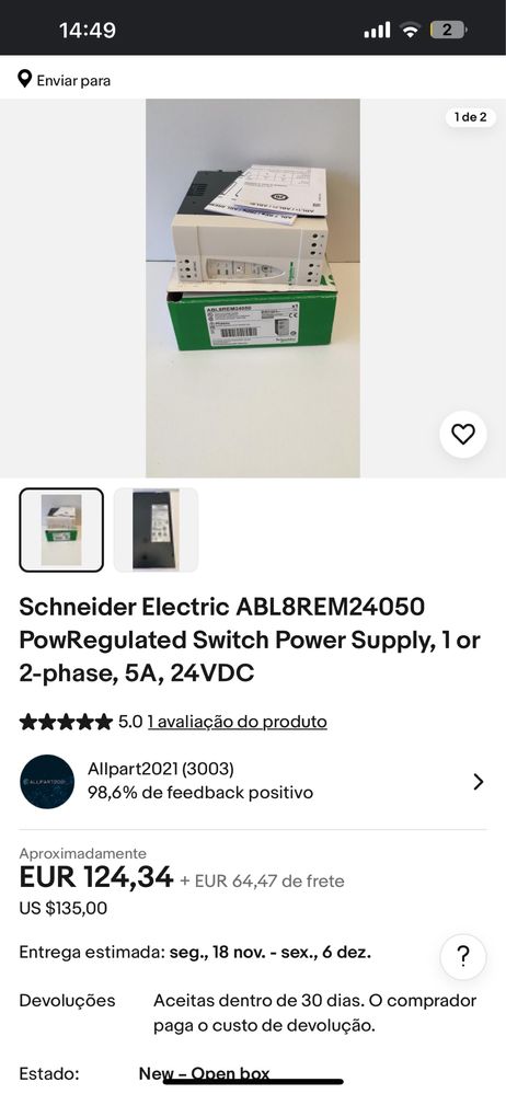 Fonte de alimentacão 120w