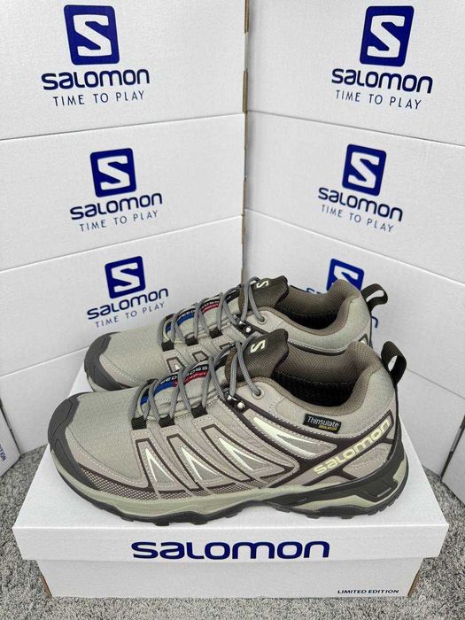 SALE! Salomon Speed Cross Pro (Gore-Tex) Beige/Brown 41 42 43 44 45 46