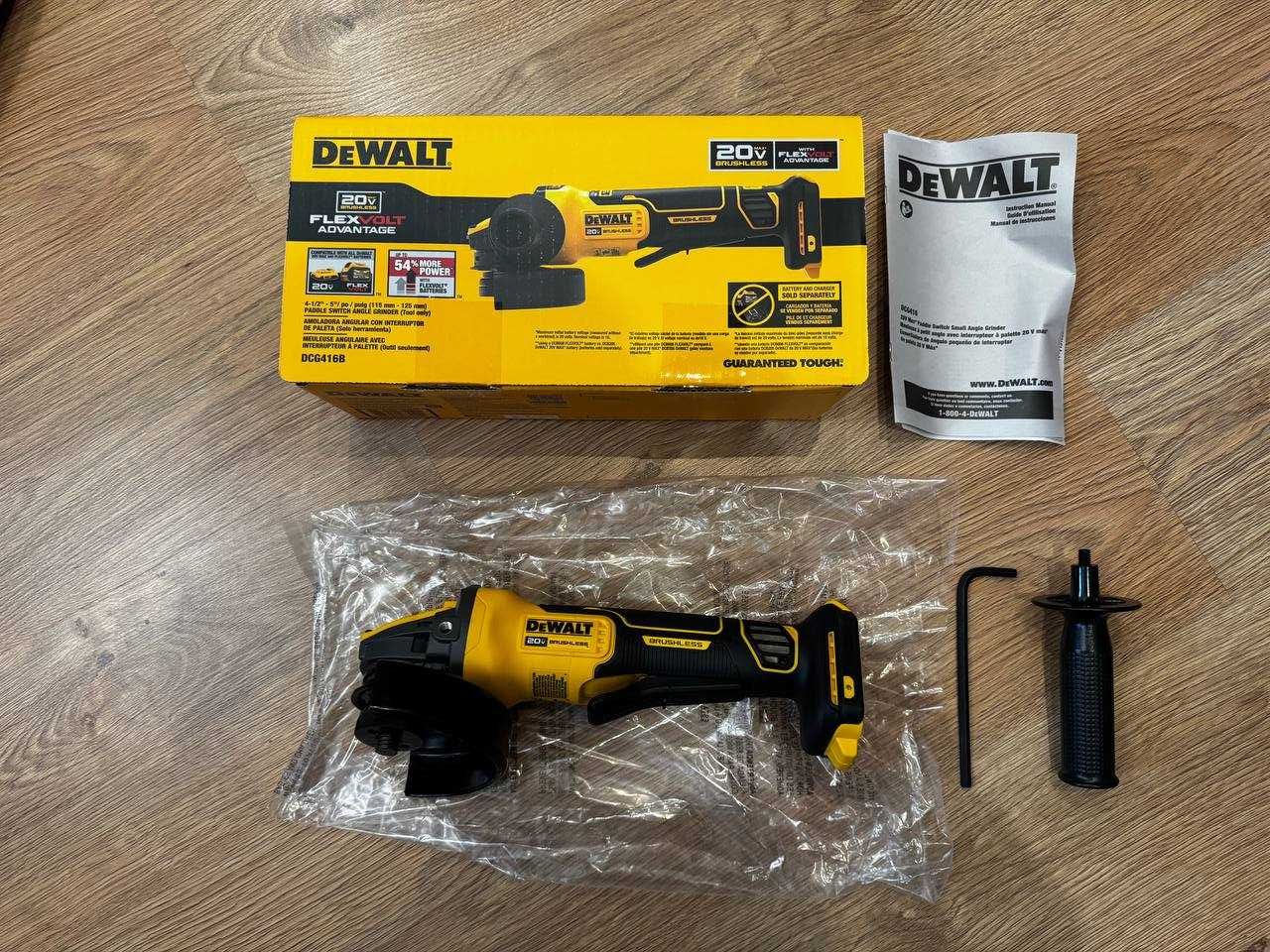 Нова оригінальна акумуляторна болгарка DeWalt DCG416 FLEXVOLTADVANTAGE