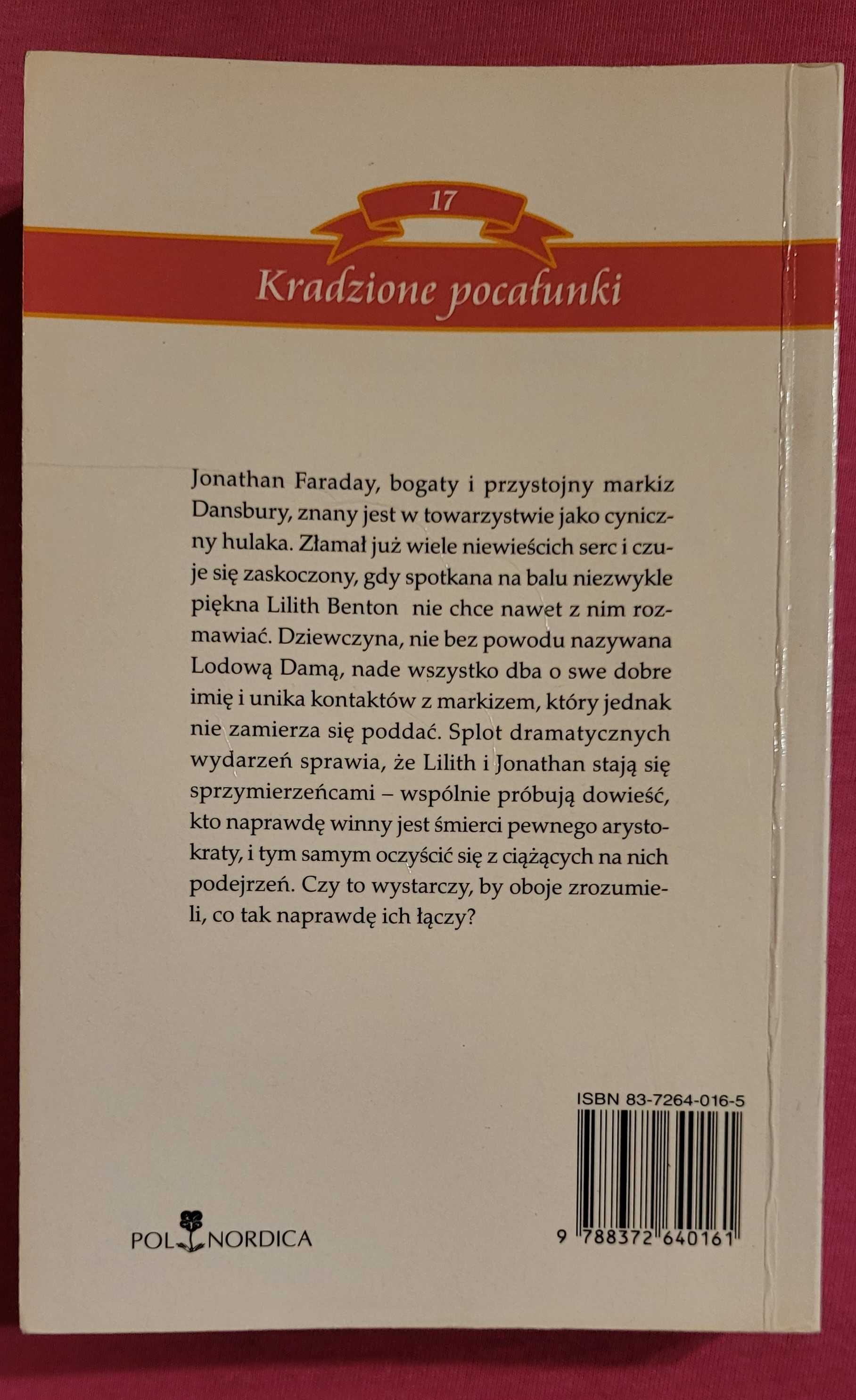 Romans histor. "Kradzione pocalunki" autorki Susanne Enoch RSL nr 17