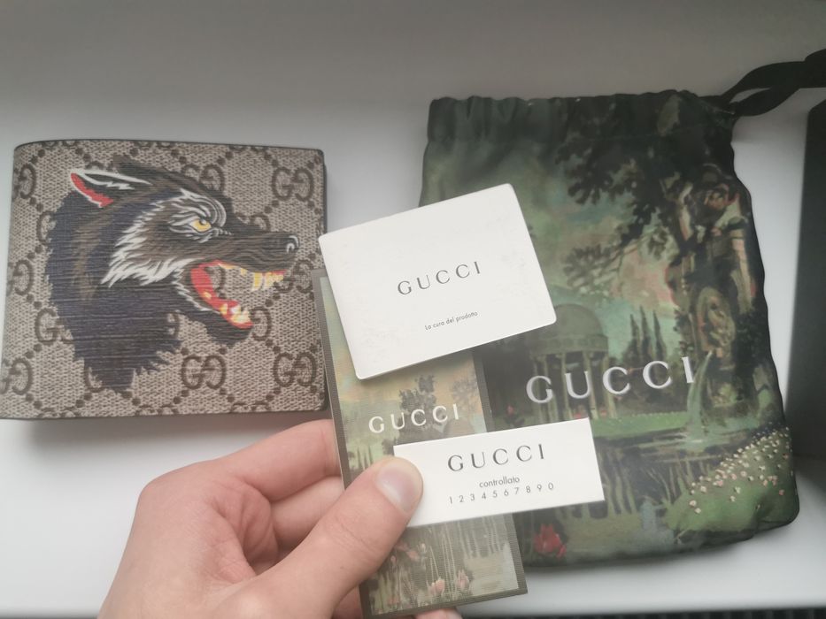 Portfel Gucci GG Wolf