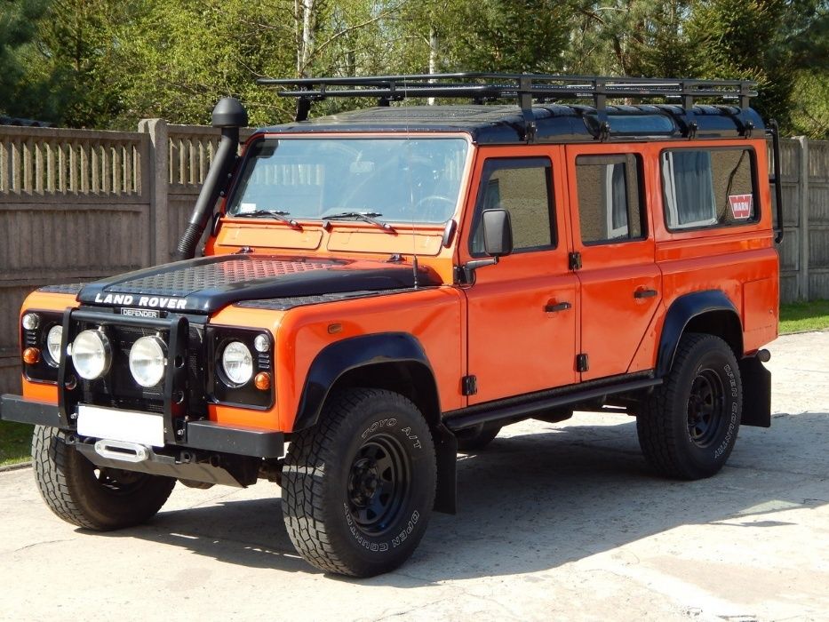 Bagażnik dachowy Land Rover Defender 110 z siatką