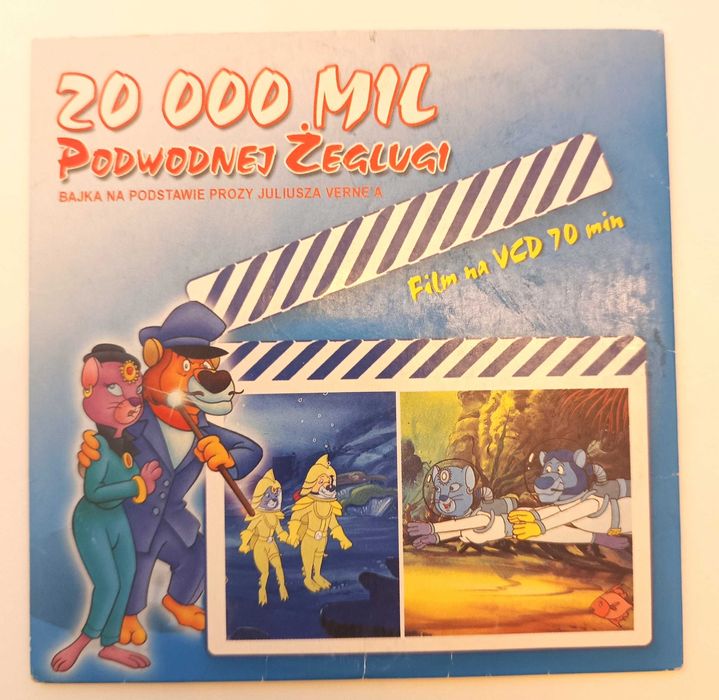 DVD VCD Willy Fog / 20 000 mil podwodnej żeglugi, polski