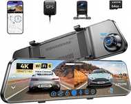 Kamera Samochodowa Z Wifi, Gps, Azdome 64Gb, 12" Pg17/4K Dotykowy Ekra