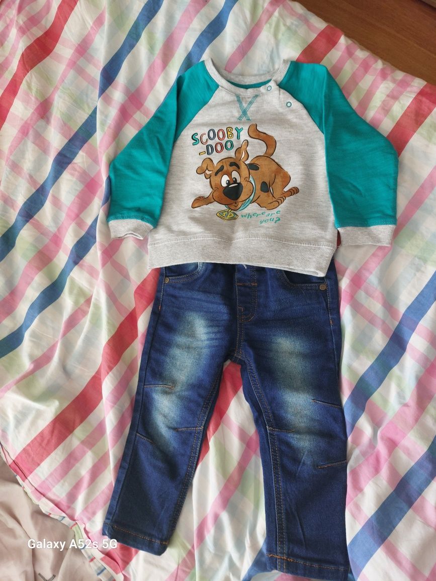 Bluza i jeansy komplecik