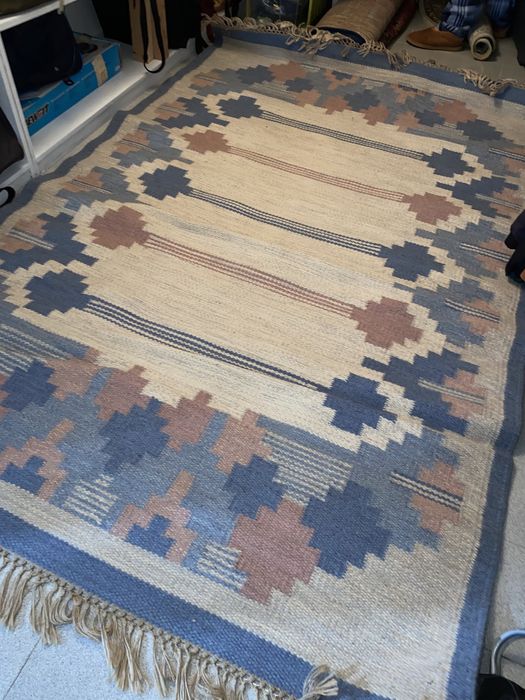 Tapete tipo arraiolos retangular