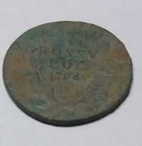 D, Polska 1 grosz skrętka 1794 stara moneta Galicja Lodomeria starocie