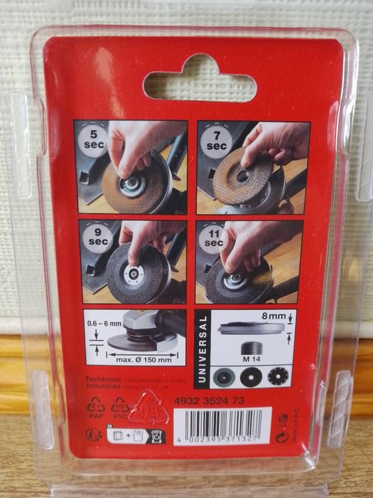 Гайка бистрозажимна FIXTEC MILWAUKEE для КШМ Ø115-150мм/Болгарка