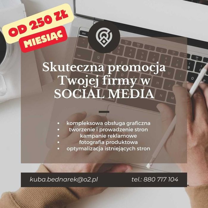 Skuteczna promocja Twojej Firmy. Prowadzenie stron Social media
