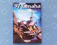 YAMAHA  XVZ GTS YZF i inne. Paleta modeli 1997 rok. Prospekt