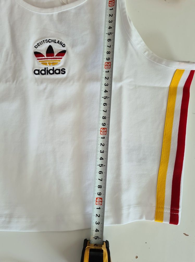 Nowy Adidas crop top damski 42 XL Deutschland bluzka na ramiączka