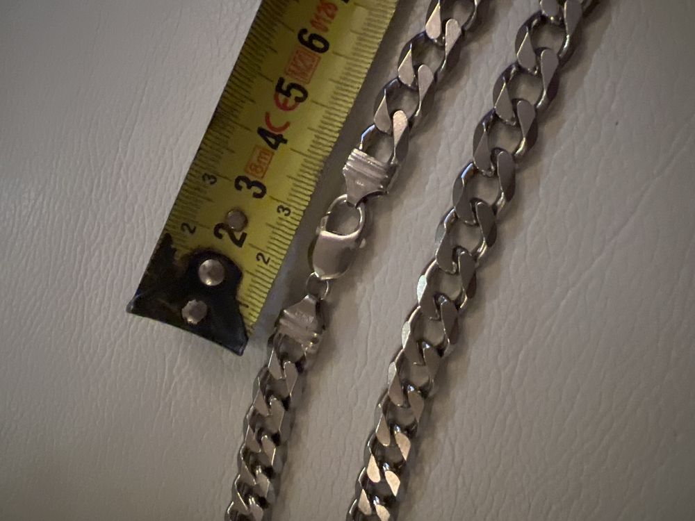 Łańcuch gruby srebrny 925 waga 101 gram