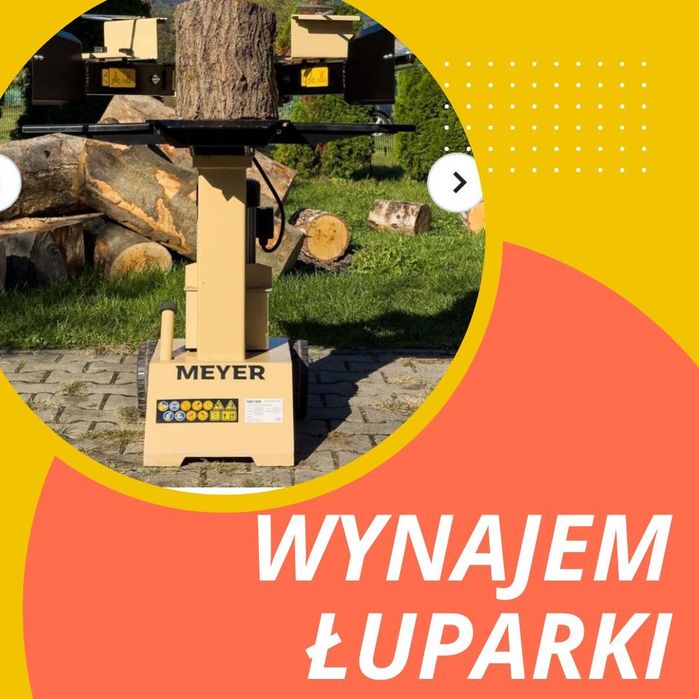 Wynajem Łuparka/Rębak do Drewna 8T**230V**