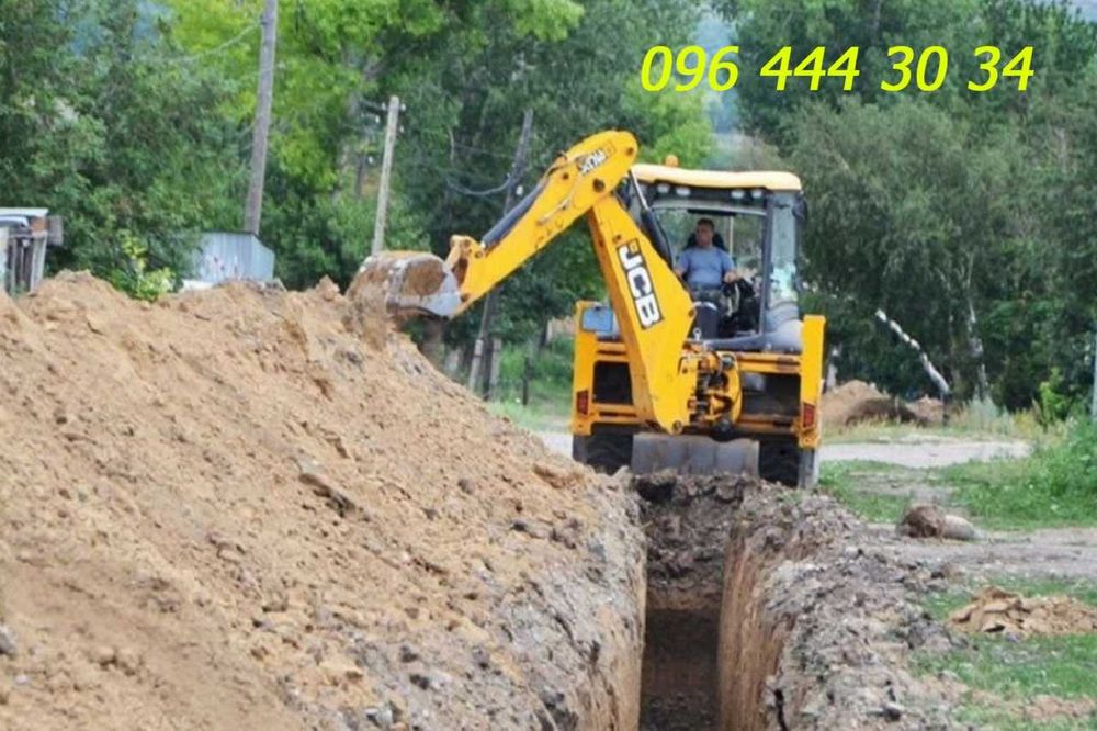 Екскаватoр JCB-3:Дaф Камaзи,Вивiз Смiття Грyнтy;Biдсів,підсипкa,щeбiнь