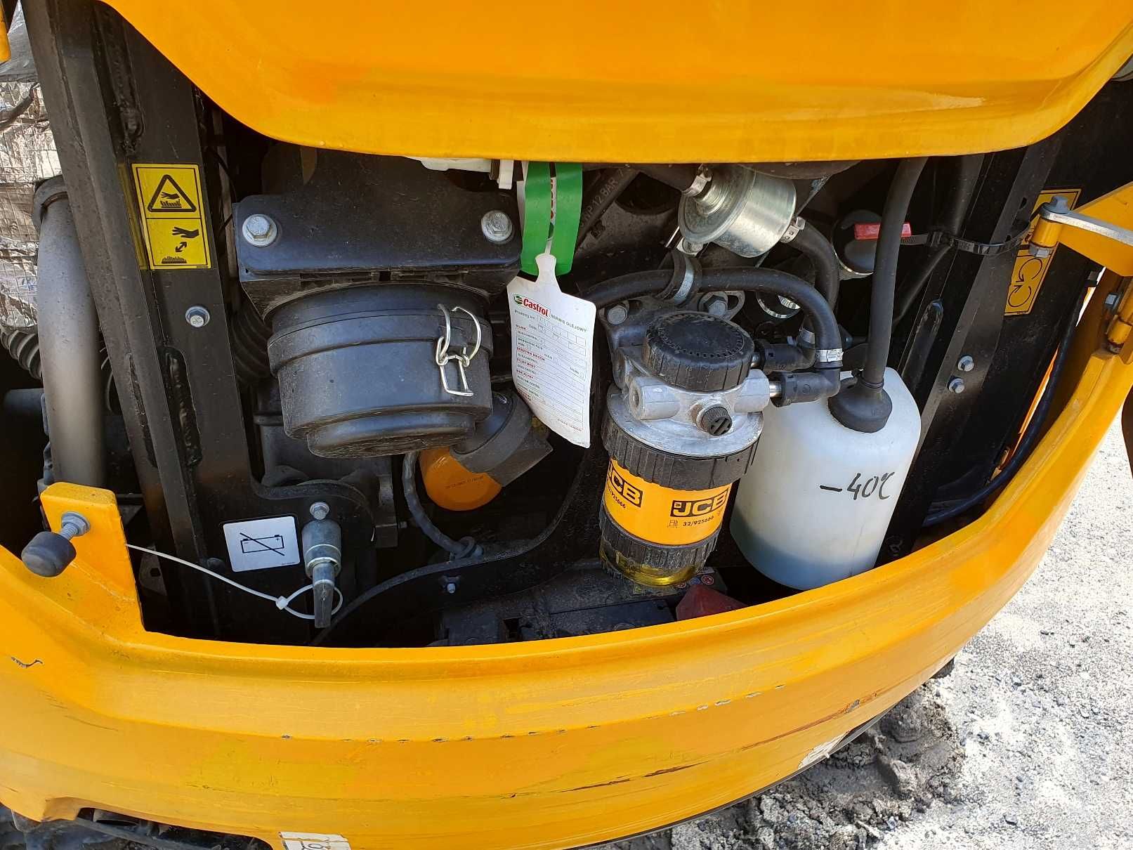 minikoparka 2t JCB 19C-1 PRO, rok 2022, 850mth, jak 8018, cat 301.7