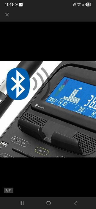 Rower Stacjonarny ZIPRO FLAME Treningowy Magnetyczny iConsole + Kinoma