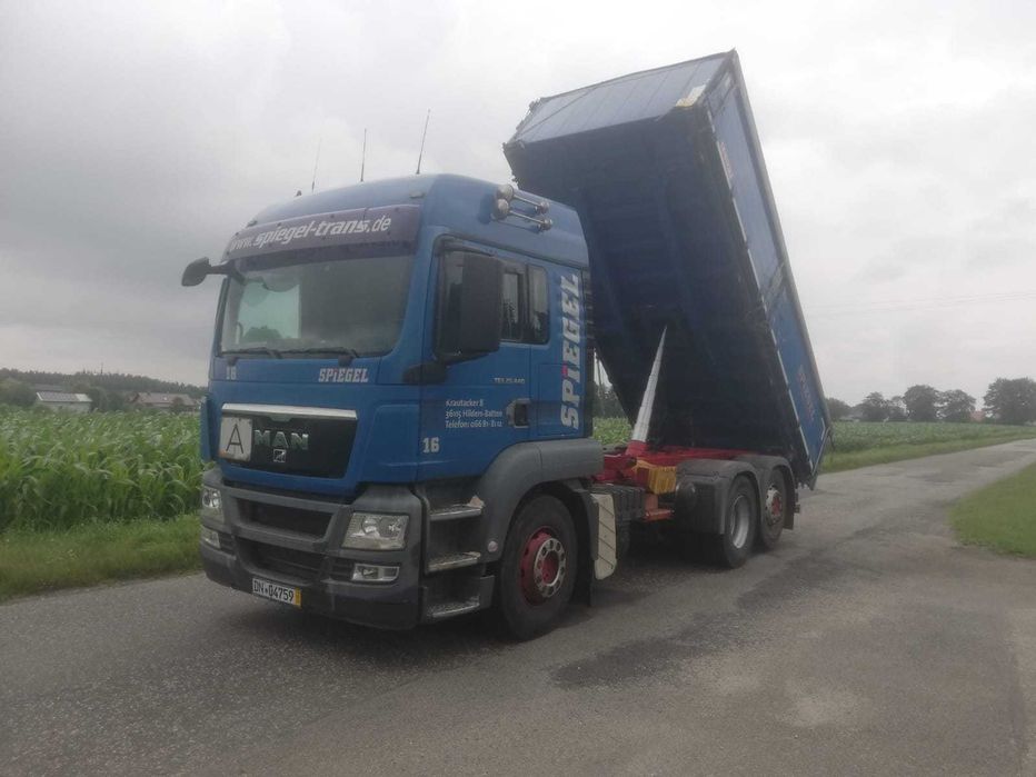 MAN TGS 26.440 wywrotka, zbożówka , kiper aluminiowy