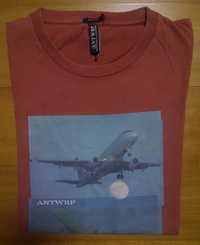 T-shirt vermelha de homem - ANTWRP - Tamanho M