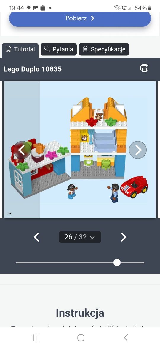 Lego duplo 10835 my town