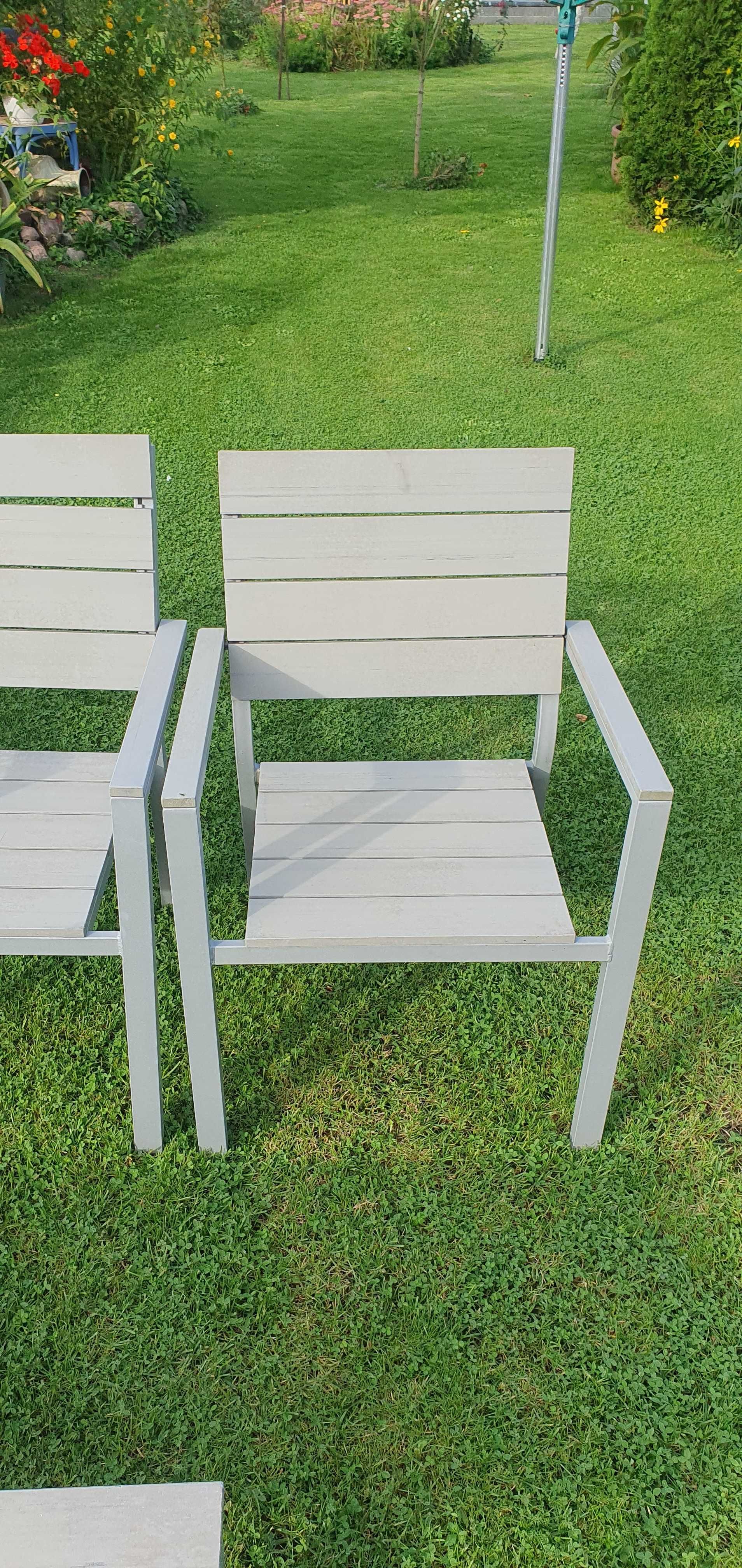 krzesła ogrodowe 4szt + ławka