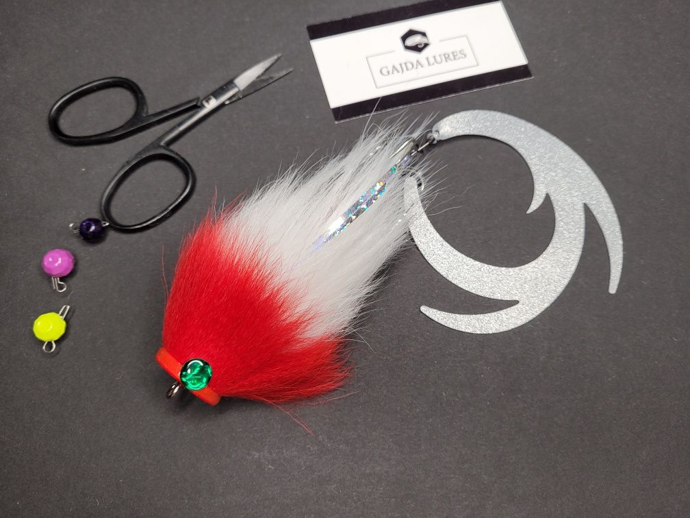 Smok 30cm RedHead Big / mucha szczupakowa / pod spinning/ jerk