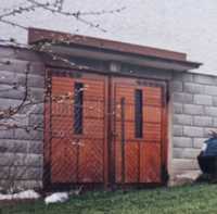 Brama garażowa Pełna drewniana 2.5m x 2.1m