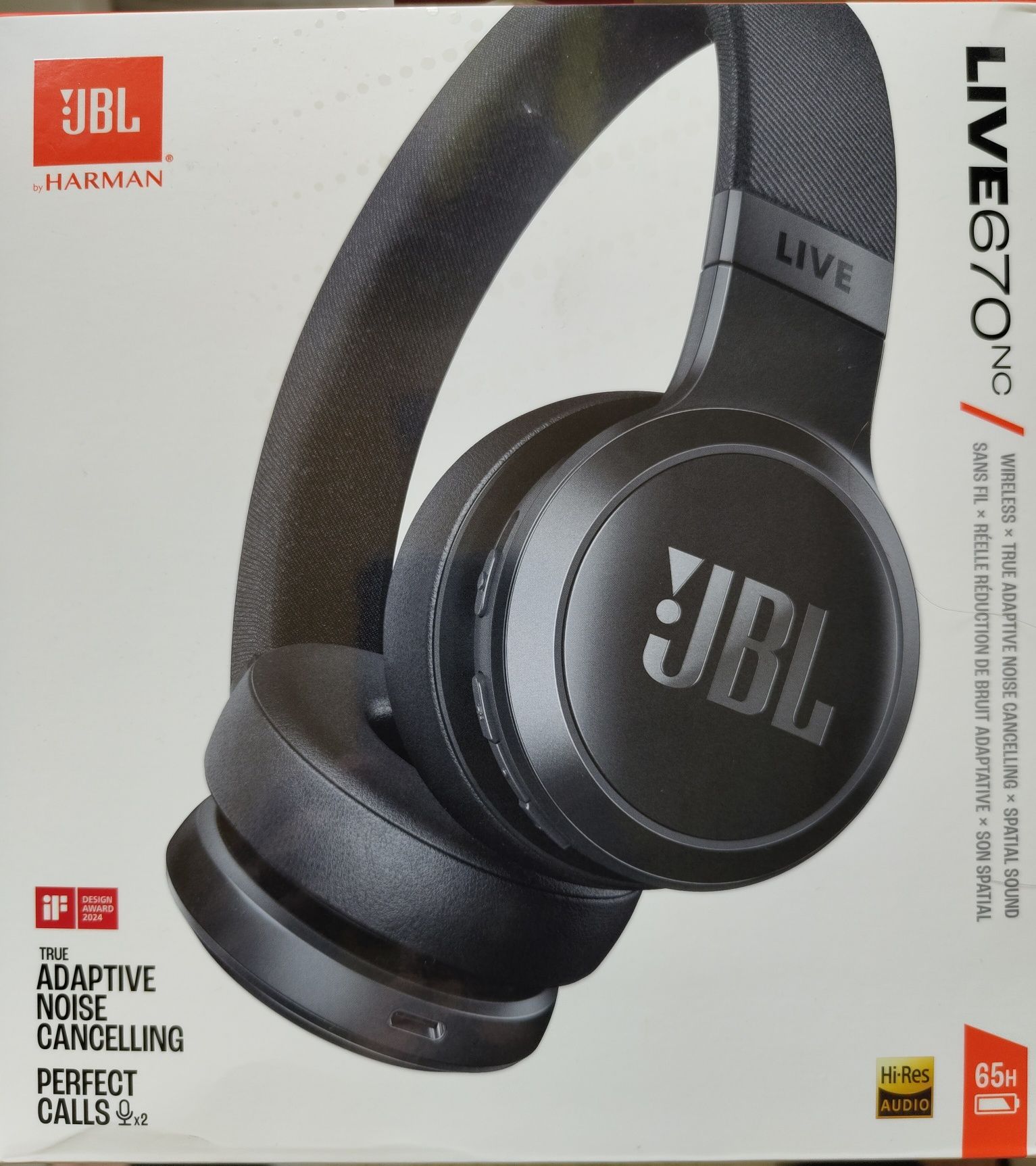 Słuchawki JBL Live 670 NC - Nowe