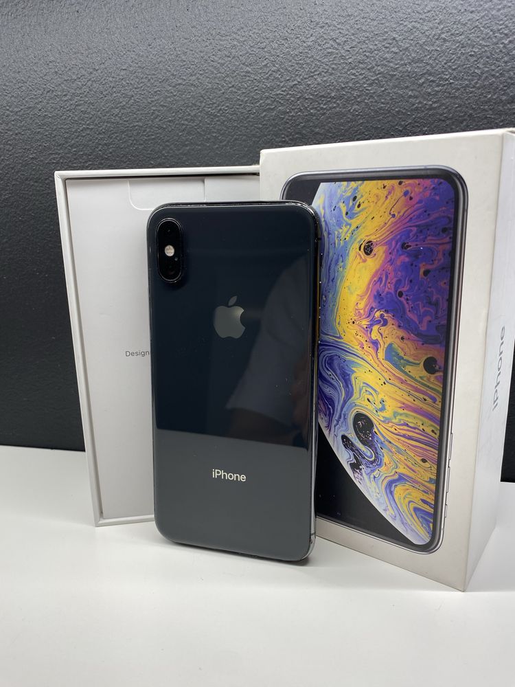 iPhone Xs Max Space Grey 100% bateria