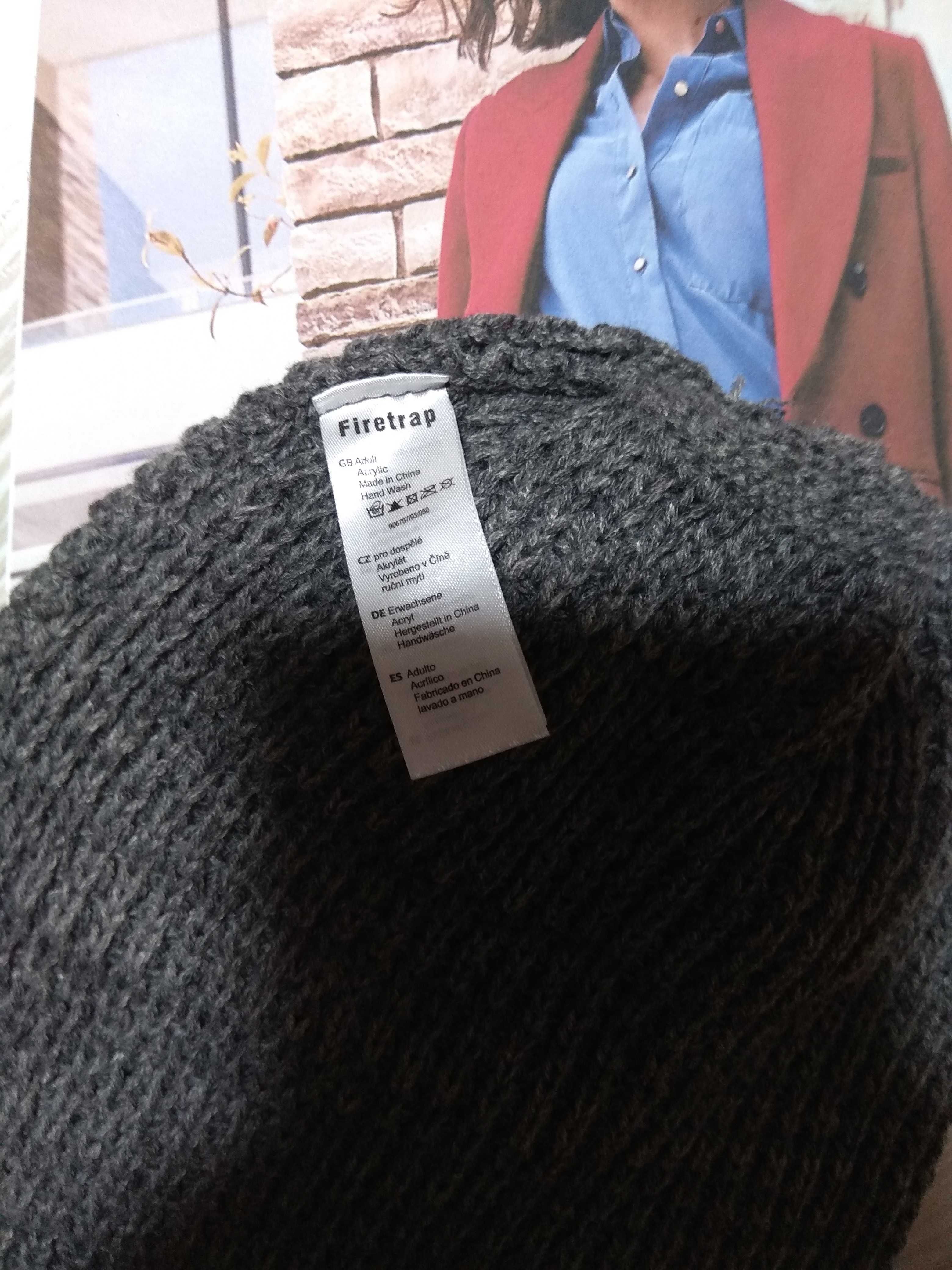 Шапка  Firetrap сіра