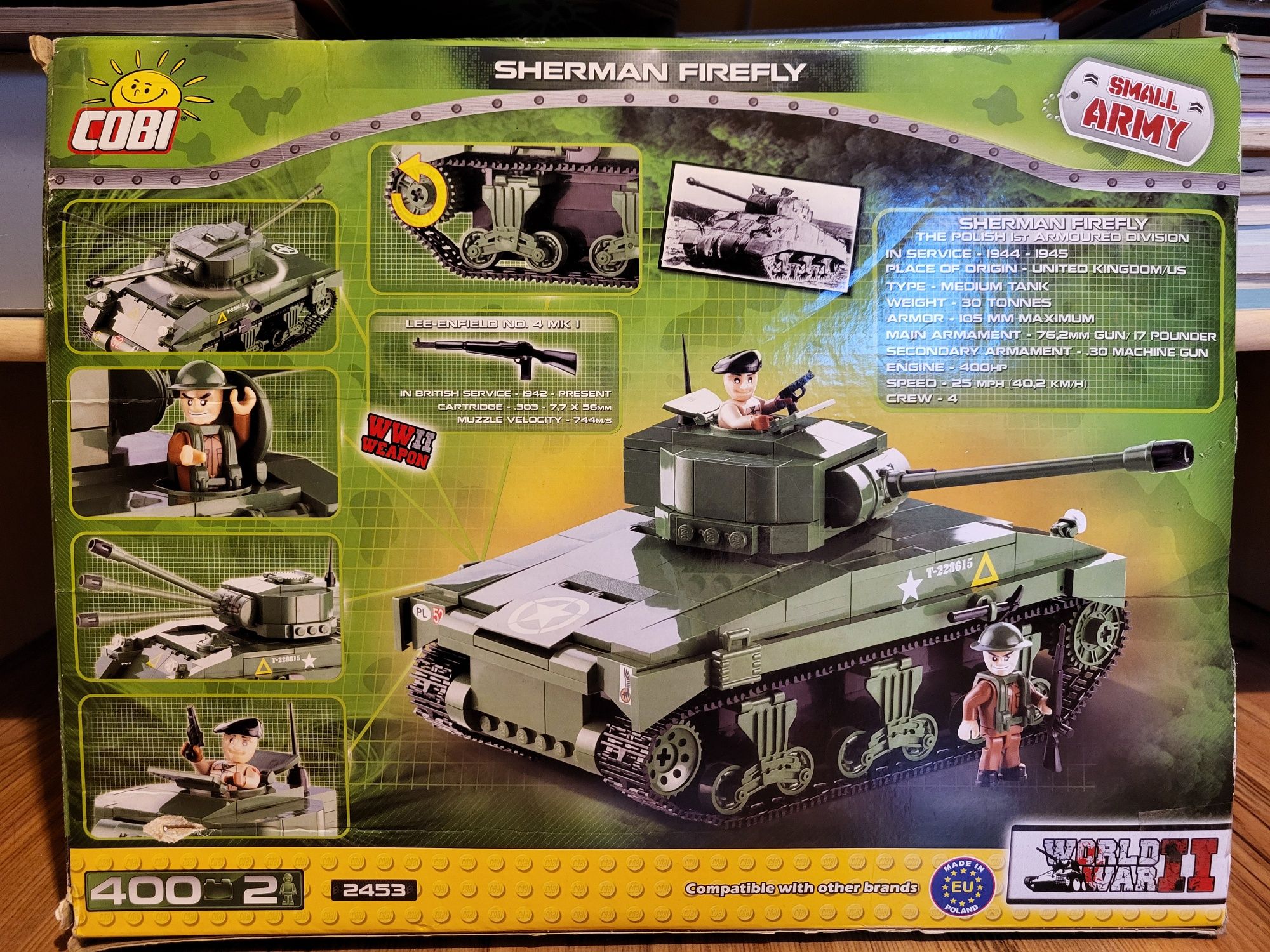 Czołg cobi sherman firefly small army WW2