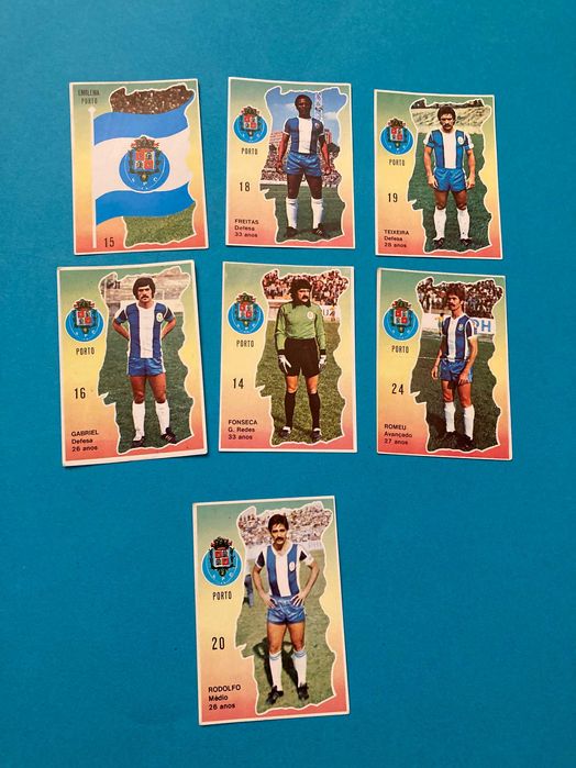 Lote de 13 Cromos de Futebol Antigos Anos 70