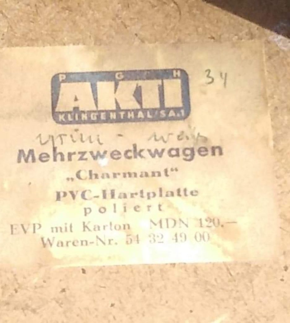 Barek AKTI lata 60-70 -te/ unikat/ kolekcje