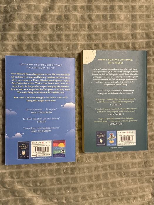 The humans e How to stop time de Matt Haig