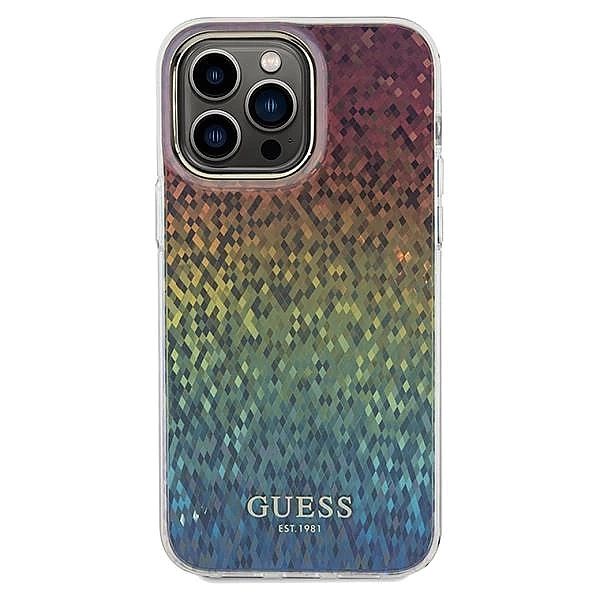 Etui Guess IML Faceted Mirror Disco Iridescent na iPhone 13 Pro Max -