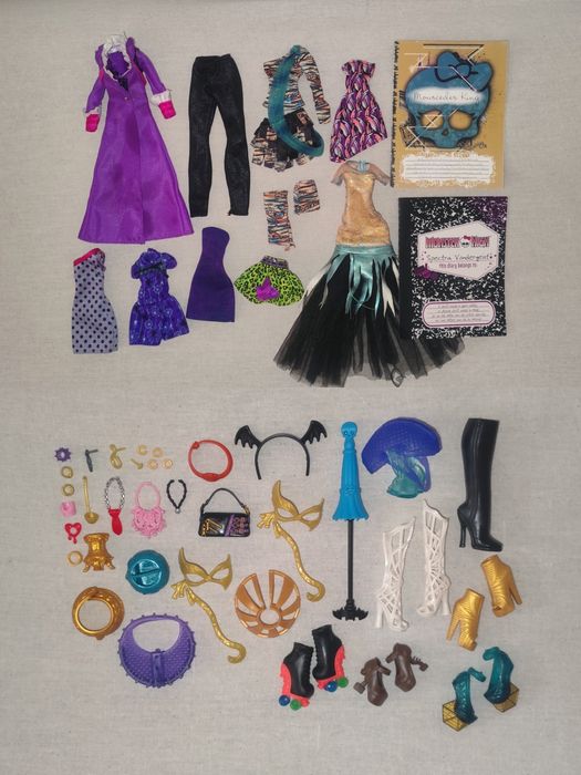 Аксессуары аксы для кукол Монстер хай лялька кукла нюд запчасти одежда