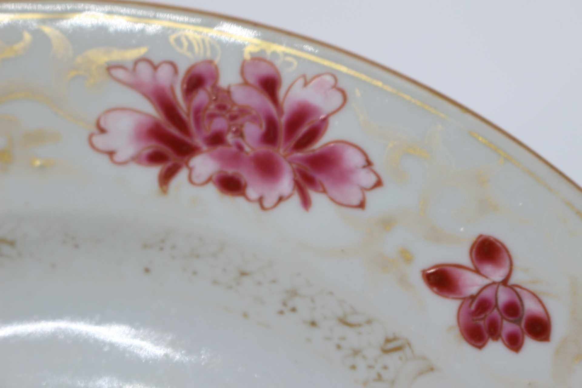 Prato Porcelana Chinesa Companhia das Índias XVIII