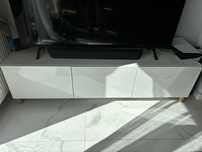 Szafka RTV Ikea BESTA 180cm na drewnianych nogach